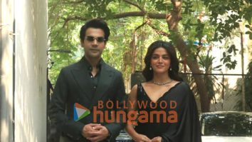 Photos: Rajkummar Rao, Wamiqa Gabbi snapped promoting Prahaar outside Maddock office in Santacruz