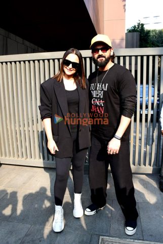 Photos: Sonakshi Sinha and Zaheer Iqbal snapped promoting their film Tu Hai Meri Kiran