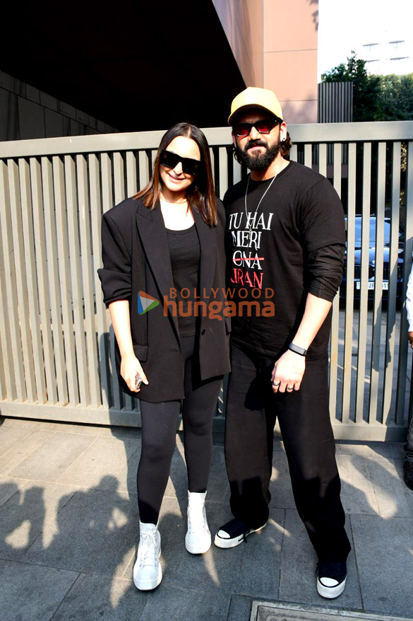 Photos: Sonakshi Sinha and Zaheer Iqbal snapped promoting their film Tu Hai Meri Kiran