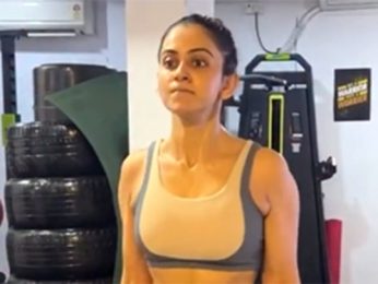 Rakul Preet Singh sweating it out for a fit body