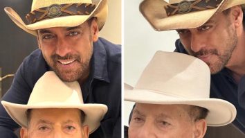 Salman Khan shares adorable pictures with father Salim Khan in cowboy hats; says, “Baap baap hota hai”