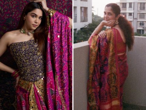 Sharvari wears mother’s heirloom pink Patola saree for Yeh Prem Mol Liya promotions; says it feels like being ‘wrapped in her love and blessings’ Sharvari wears mother’s heirloom pink Patola saree for Yeh Prem Mol Liya promotions; says it feels like being ‘wrapped in her love and blessings’