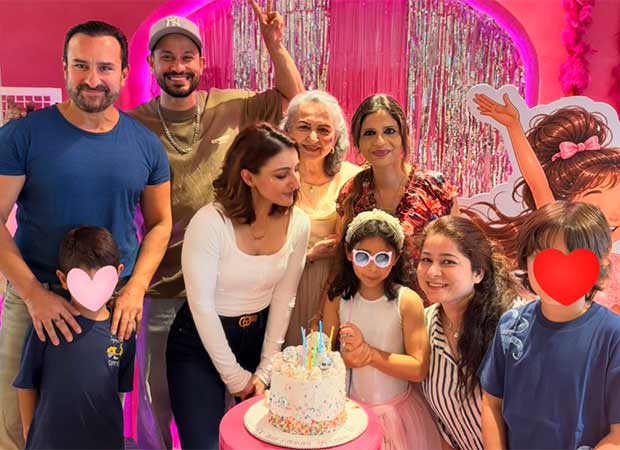 Soha Ali Khan throws a pink disco party for daughter Inaaya's 9th birthday; Sharmila Tagore, Saif Ali Khan, Taimur And Jeh join the bash